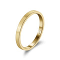 Rinntin APR33 -2 White Gold Flat Court Wedding Ring From 2mm Widths Classic Wedding 925 Silver Ring Mens & Ladies Rings