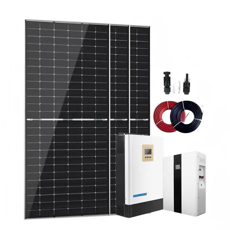 Wholesale Doreen Wingosolar Hybrid Solar Energy System 50kW MPPT Lithium Ion Battery Home Ground Mounting Solar Power System