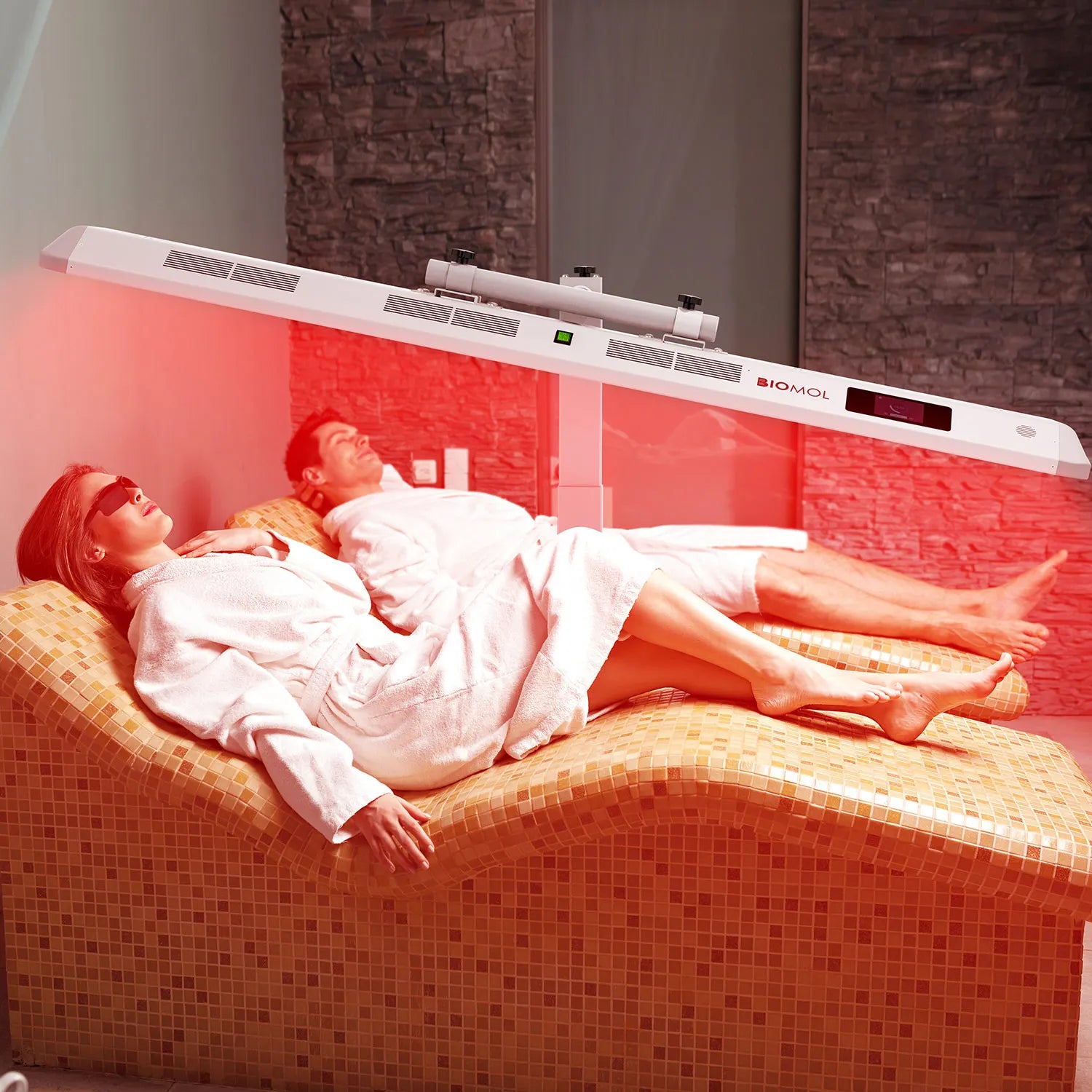 USA Free Shipping Cost Voice Control 7 Wavelengths Infrared LED Red Light Therapy Panel with Romoter Stand