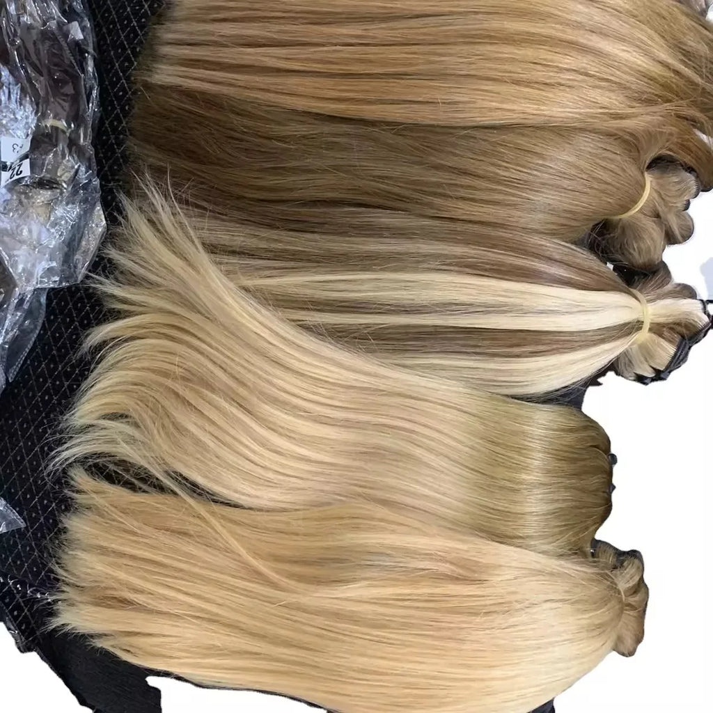 Wholesale 40-Inch Long 100% Remy Human Indian Raw Hair Best Price Kinky Styled Extension Stretched Length 26-36 Inches