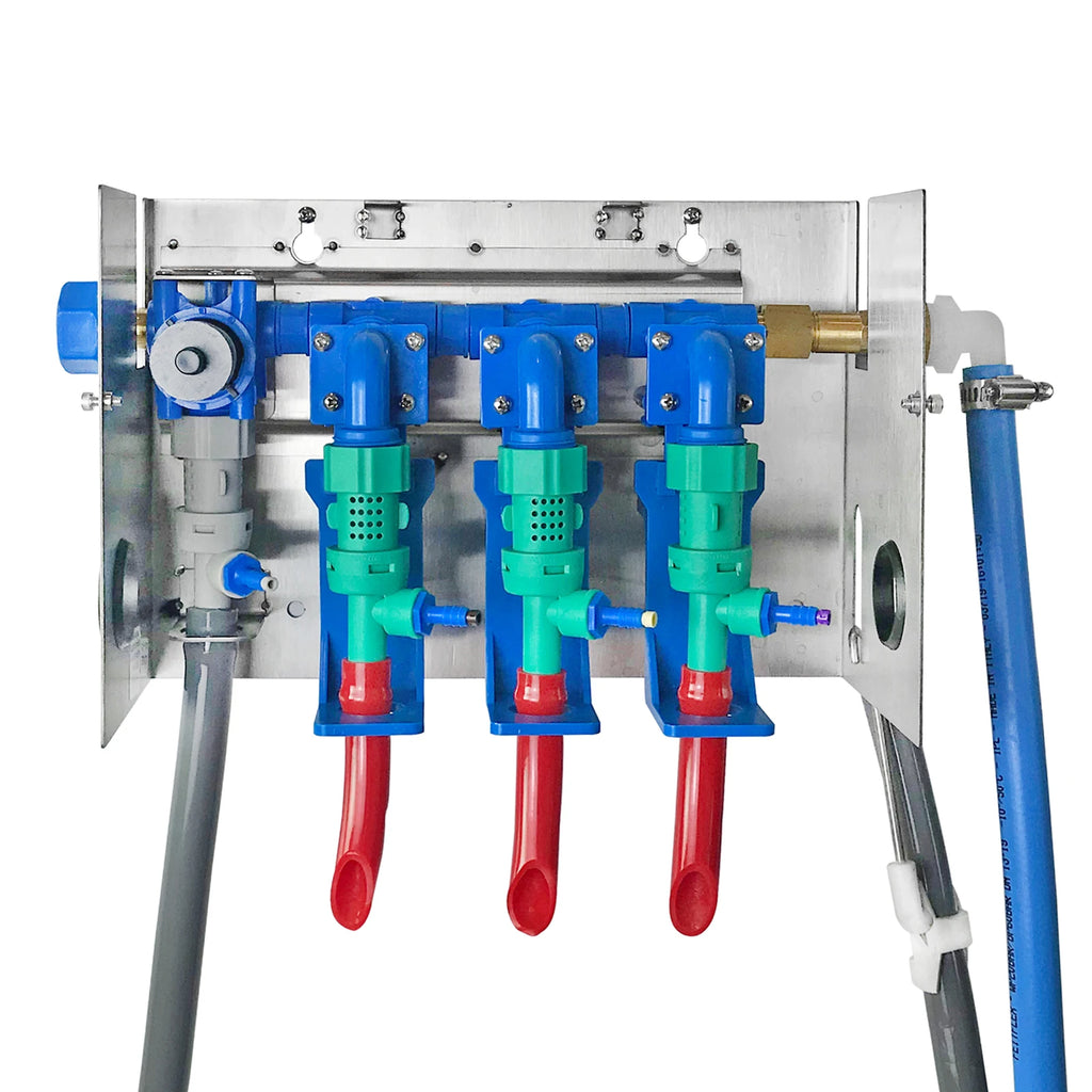 8134-7970  4-products Spray Bottle&Mop Bucket, Chemical Proportioner with Locking Cage