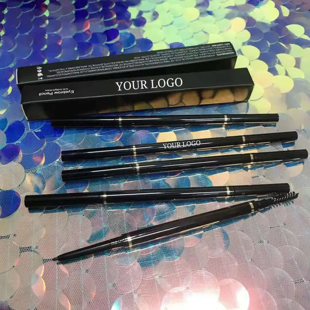 Eye Brow Makeup Custom Your Own logo Vegan Eyebrow Pen Waterproof Long Lasting Wholesale Eyebrow Pencil