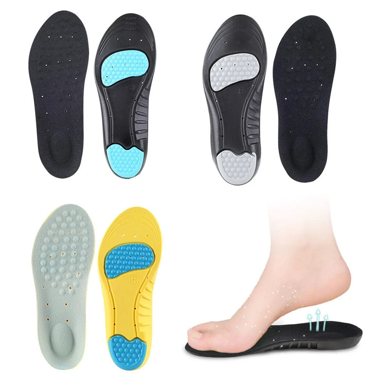 Orthopedic Insole EVA Arch Support Pads Sport Sole For Sneakers Basketball Shoes Sweat Breathable Men's And Women's Insoles