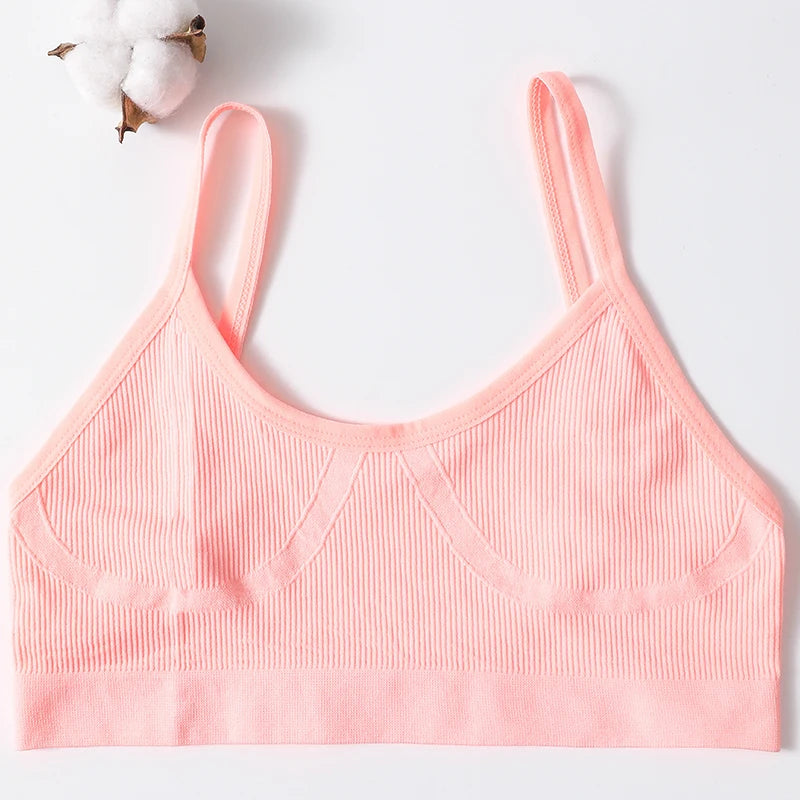 Women Sports Bra Tube Top Push-Up Bra Padded Crop Top Seamless Underwear Female Streetwear Tank Tops Removable Pads Camisole