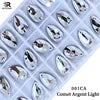 Super Shiny Multi-Color Glass Stone Sew-On Rhinestones for Evening Dress Necklace Earrings Bag Shoes-Special Shape Technique