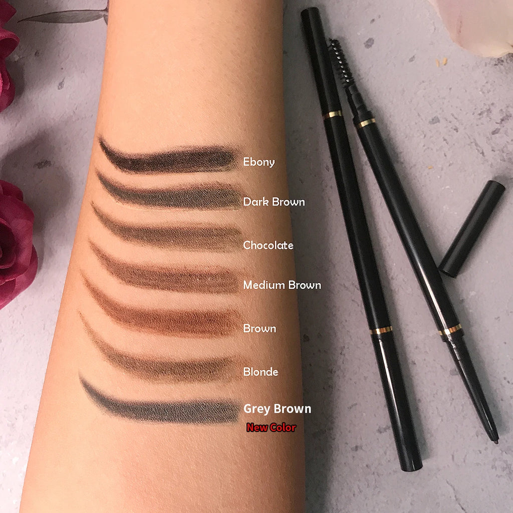 Eye Brow Makeup Custom Your Own logo Vegan Eyebrow Pen Waterproof Long Lasting Wholesale Eyebrow Pencil