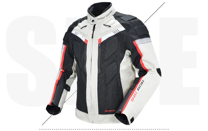 Motobiker Racing Pants Warm Autumn and Winter Motorcycle Jacket Anti-Fall Racing Jacket Motocross Jacket with Removable Liner