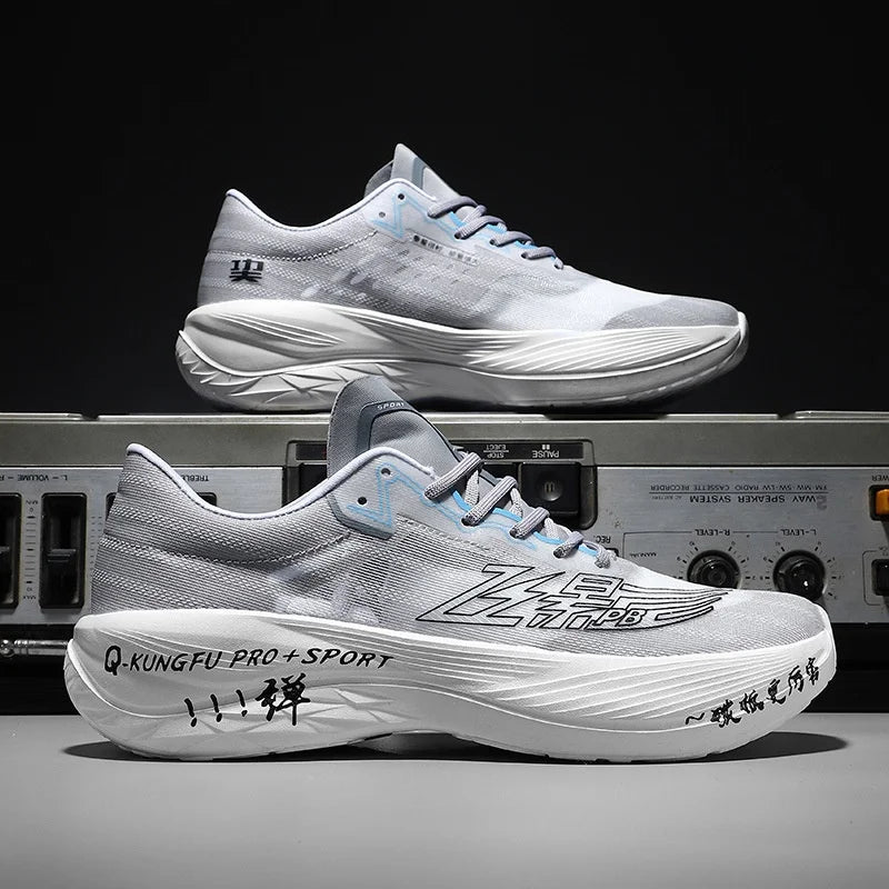 Custom Sneaker Manufacturer Breathable Mesh Shock-absorbing EVA Offset Printing Men Running Shoes Zapatos Para Hombres