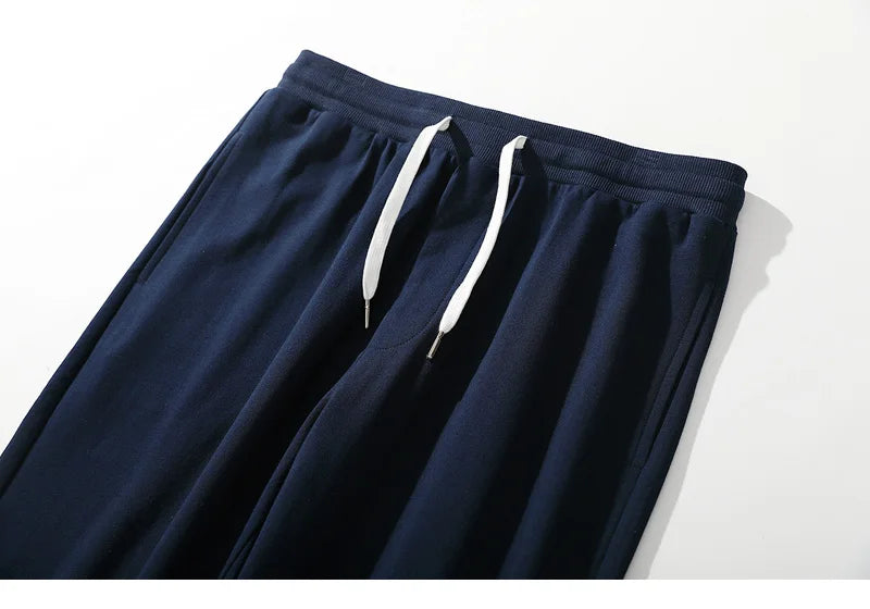 Vintage Sports Sweatpants Spring Autumn New Cotton Brown Joggers Fitness Casual Pencil Pants Loose Home Comfortable Sweatpants