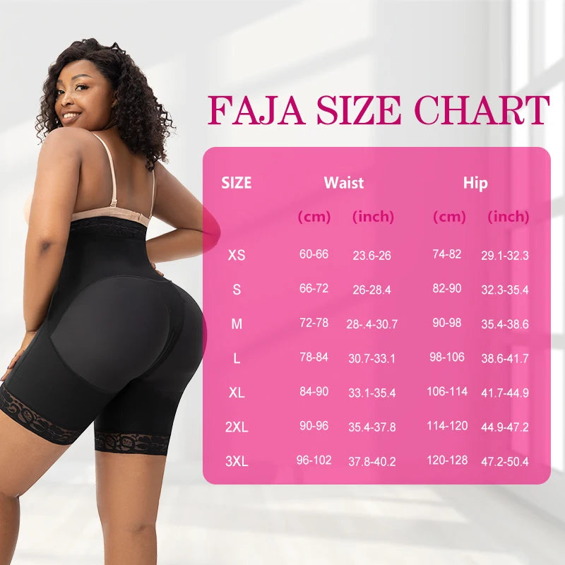 Custom Made Logo High Compression Tummy Control Shaper Shorts Waist Trainer Strapless Plus Size Shapewear for Women