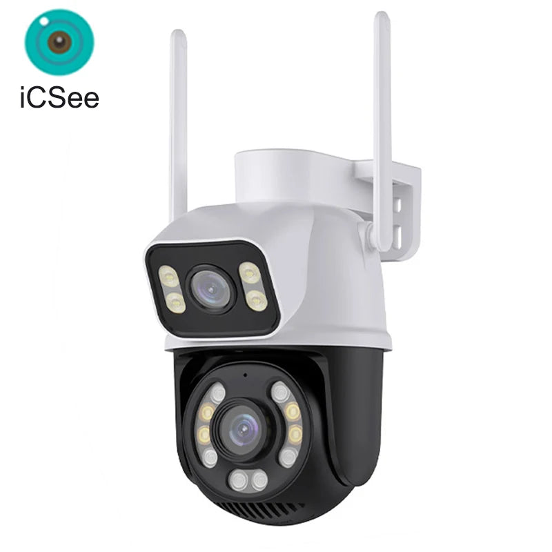 icsee 3K HD wifi ip monitoring camera outdoor home security cameras 6MP 8MP 360-degree full-color 4K ptz Remote wireless camera