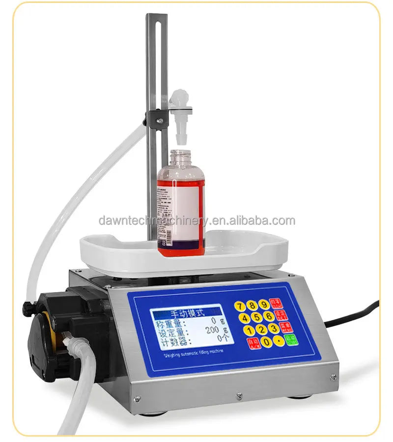 Honey Beverage Oil Shampoo Perfume Essence Dispensing Cosmetic Small Weighing Liquid Can Bottle Filling Machine