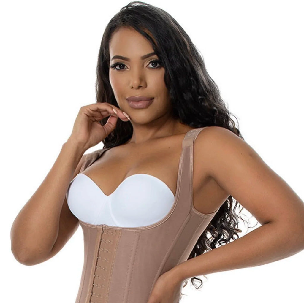 XSshape Custom Medium Control Bodysuit Colombian Fajas Girdle Corrective Shapewear Breathable Full Body Butt Lifter BBL Shaper