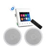 Mini Blue Tooth Wall Amplifier Smart Home Audio  4*20W Stereo Sound Music Panel PA System Loudspeaker Ceiling Speaker Kits