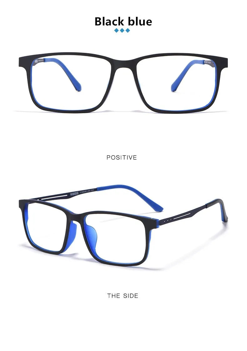 Gmei Optical Pure Titanium Glasses Frame For Myopia Glasses Men Light And Comfortable Full Rim Large Size Spectacles Frames 8838