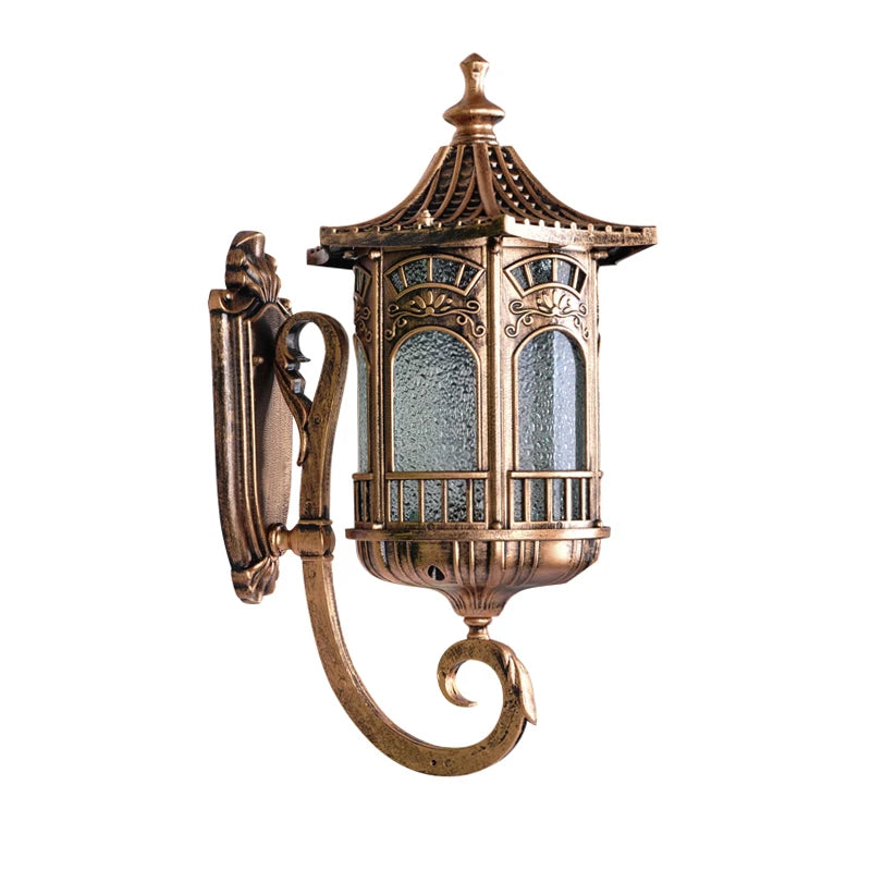 outdoor door balcony lamp waterproof garden light creative villa exterior wall sconce retro porch lighting