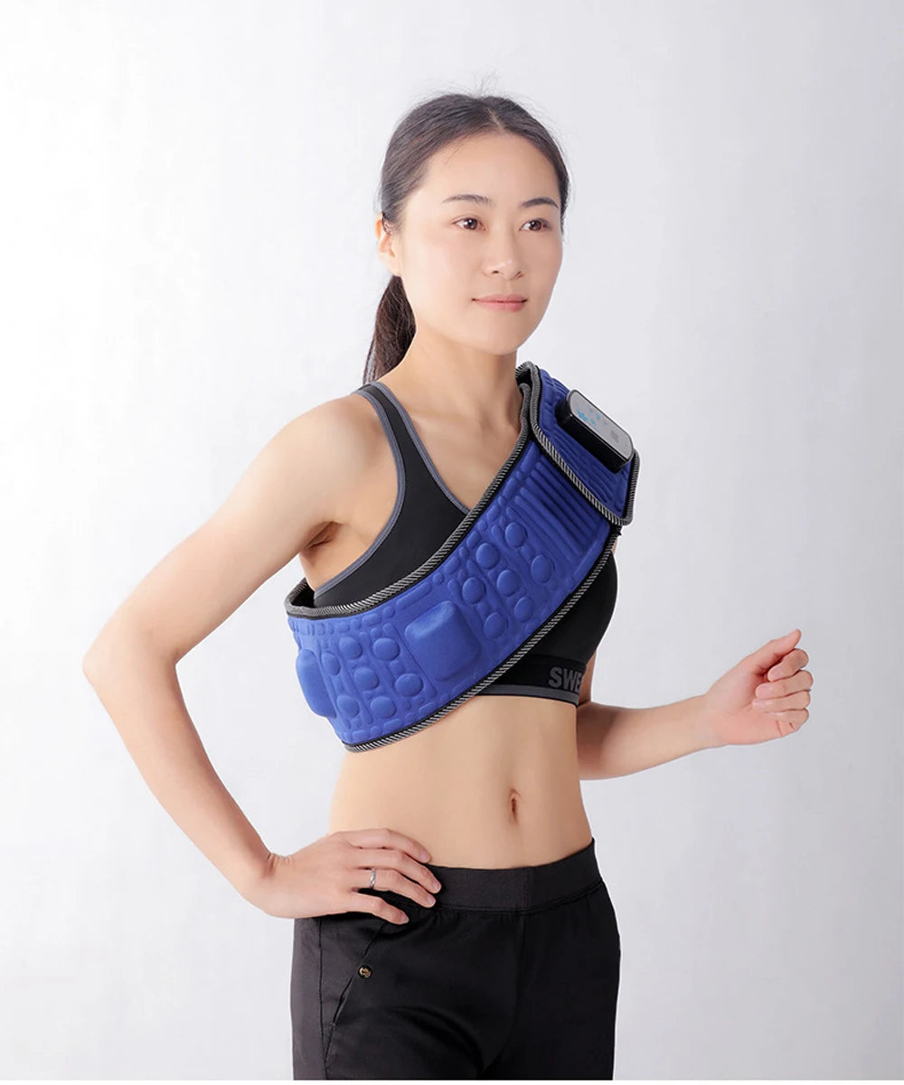 Wireless Electric Massage Slimming Belt Lose Weight Fitness Fat Burning Vibration Abdominal Belly Muscle Trainer Stimulator