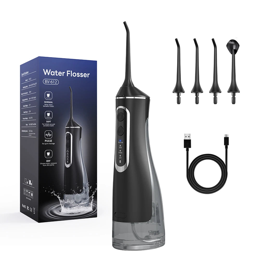Portable Cordless Oral Irrigator  Teeth Cleaning Water Flosser Electric Flosser