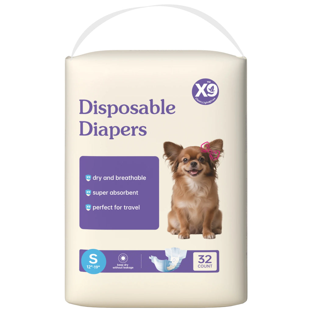 Disposable Female Dog Diapers Super Absorbent Leak-Proof for Heat Incontinence Travel