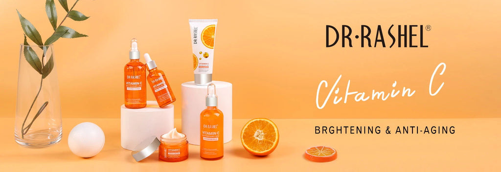 DR.RASHEL Vitamin C Series Creams Refreshing Non-Greasy Day Cream With Sun Protection Comprehensive Care And All Skin Needs 50g