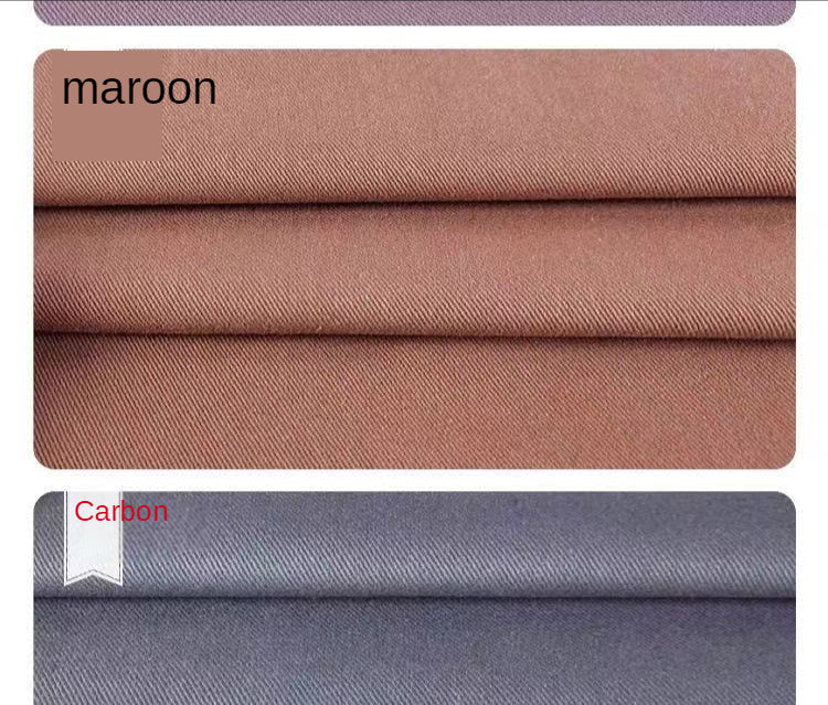 Denim Fabric By The Meter for Sewing Jeans Clothing Coats Dresses Thickened Colored Twill Cotton Handmade Cloth Plain Black Blue