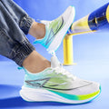 High Quality Ultra-Light Breathable Carbon Plate Running Shoes for Men and Women Shock Absorption for Spring and Summer Sports