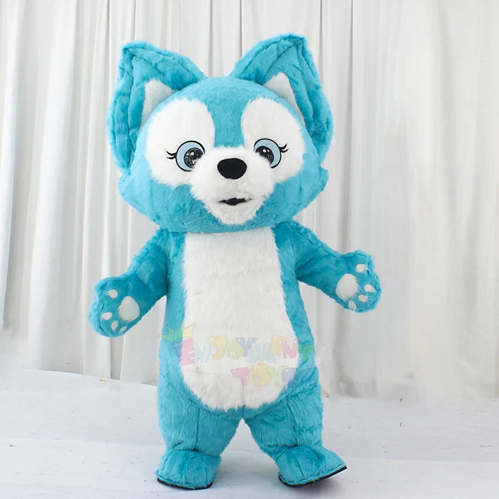 Enjoyment CE fox Lingna Belle Inflatable Mascot Costume Halloween Christmas Party  Costume Animal Mascot for Adult Home Decor