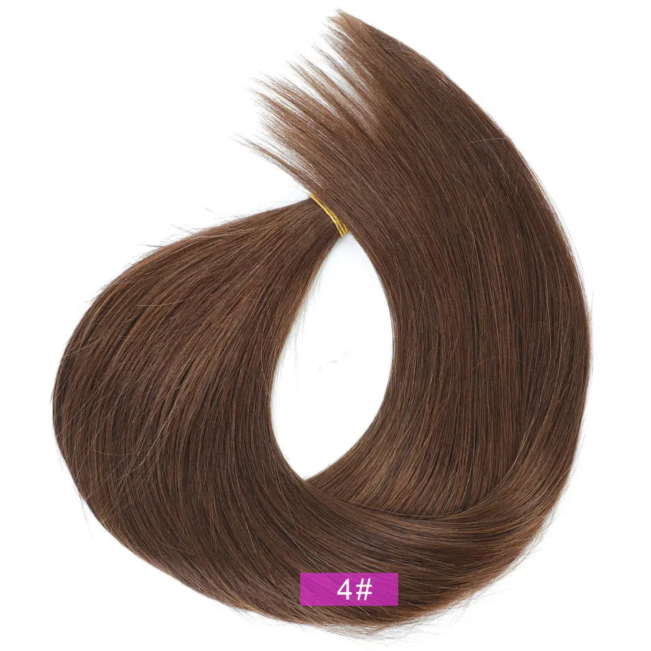 Factory Supply U Tip Hair Extensions 100% Natural Virgin Raw Hairs Customized Color U Tip Human Hair Extensions