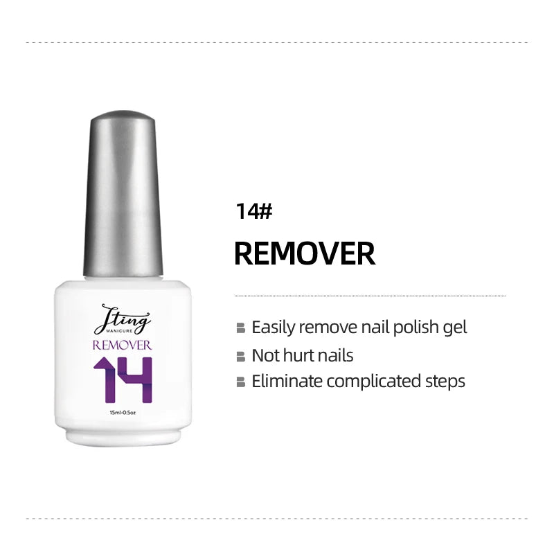 JTING Free Label New Design Hot Sale Top Base Coat Gel Nail Polish OEM Custom Private Label Available Professional Nail Supplier