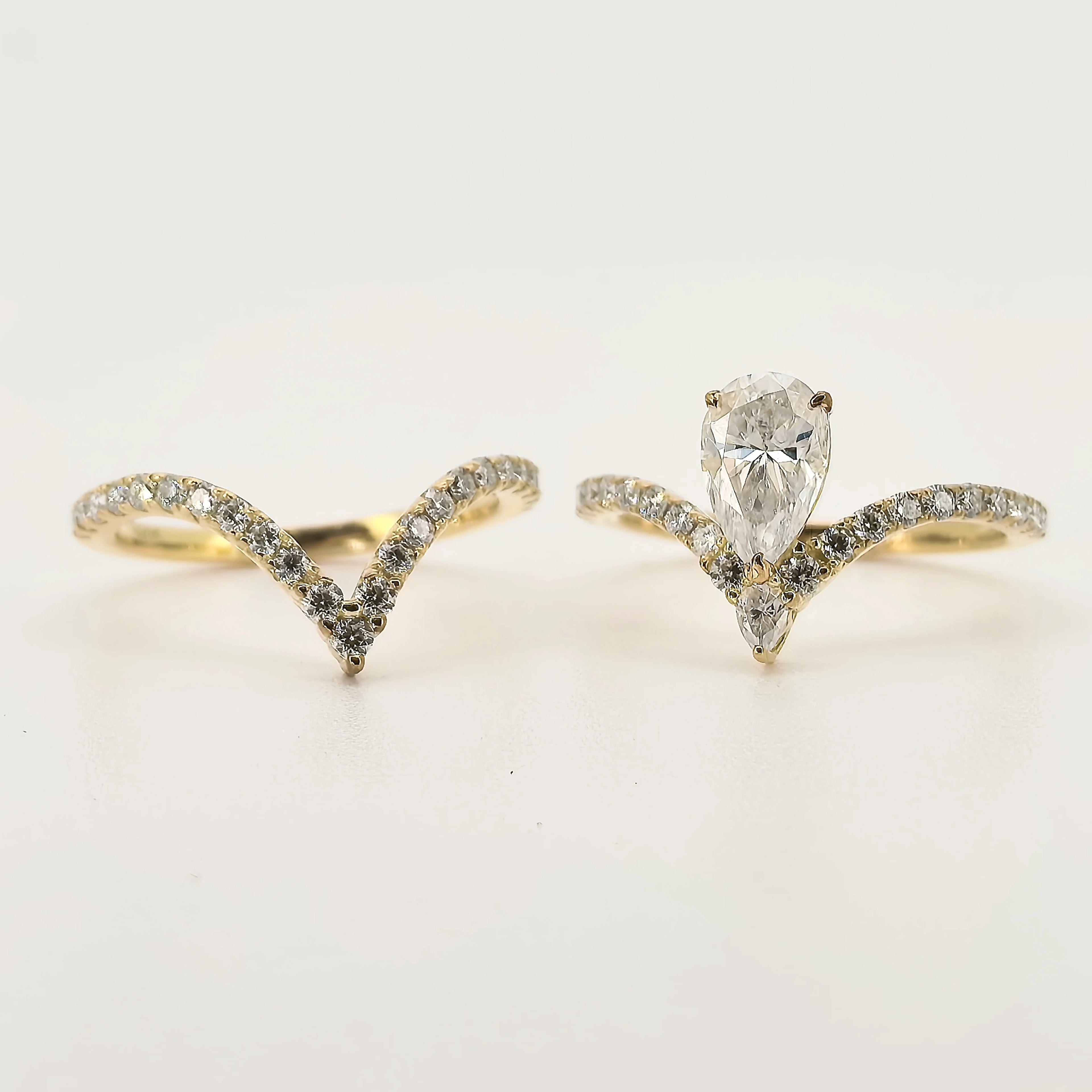 Wholesale S925 Sterling Silver Moissanite Rings VVS D Color Moissanite Jewelry GRA Certified Moissanite Ring