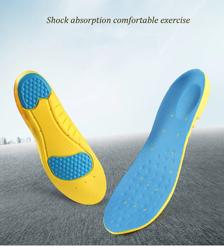 Orthopedic Insole EVA Arch Support Pads Sport Sole For Sneakers Basketball Shoes Sweat Breathable Men's And Women's Insoles