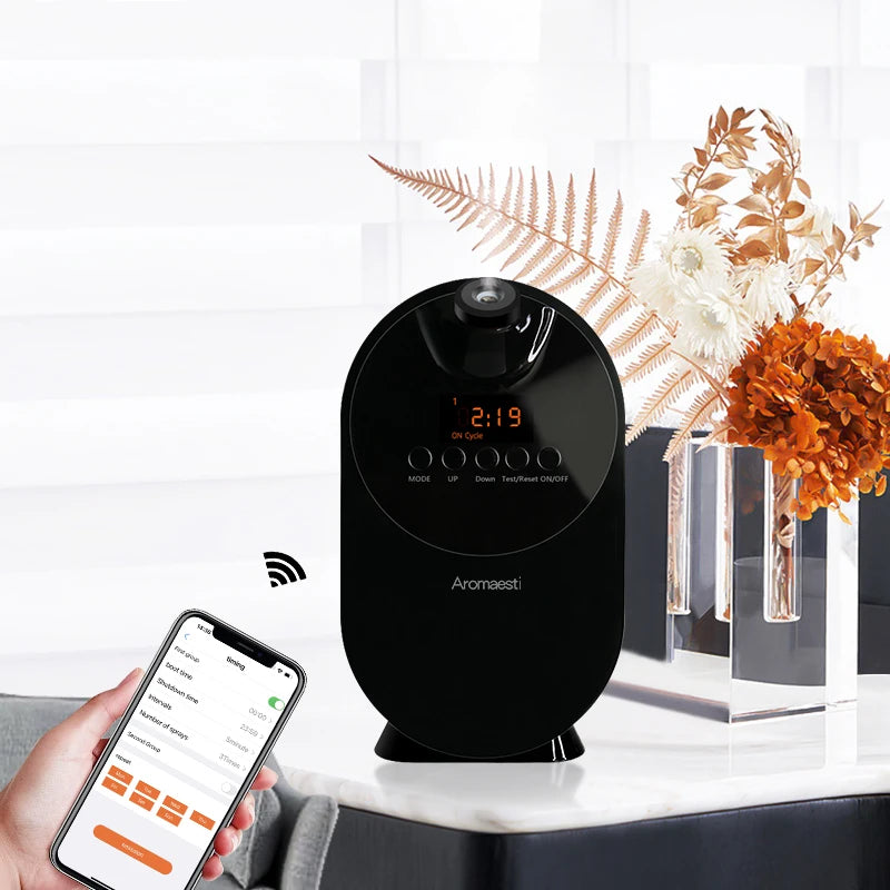2025 Commercial Home Air Fragrance Aroma Diffuser for Bluetooth Speaker 500ml Capacity 1-Year Electric Essential Waterless for
