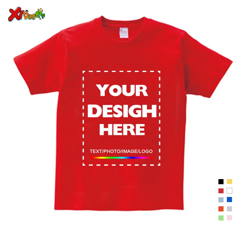 Custom Long Sleeves Shirt Kids Personalized Photo Shirt Children T-Shirt Name Clothing Girl Boy Shirt Toddler Logo Design Shirt