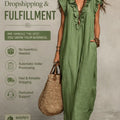 Bohemian Women Maxi Dress Summer Casual Beach Dress for Ladies
