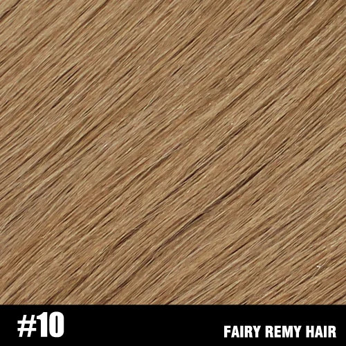 Fairy Remy Hair 20-22" Remy Keratin Flat Tip Human Hair Extensions Straight Capsules Natural Pre Bonded Hair 0.8g/Strand