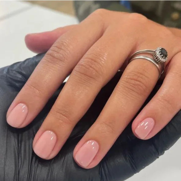 Wholesale 24 Pcs Short Round Nail Tips in Solid Color Simple Press on Nails Artificial Fingernails Candy False Nails 3100