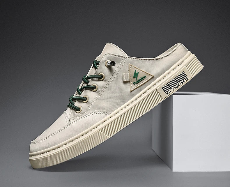 Men's Slip-ons Canvas Shoes Non-heel Casual Shoes Autumn Summer Slippers 2021 Original Fashion Male Sneakers Zapatos De Hombre