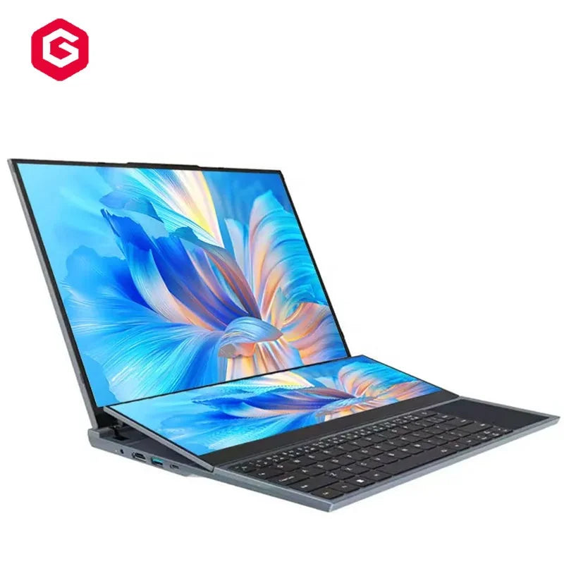Gaming Laptops Brand New Core I7-9850H Win10 UHD Graphics 16GB 32GB SSD 1TB Pc Portable Dual Screen Touch 16+14inch