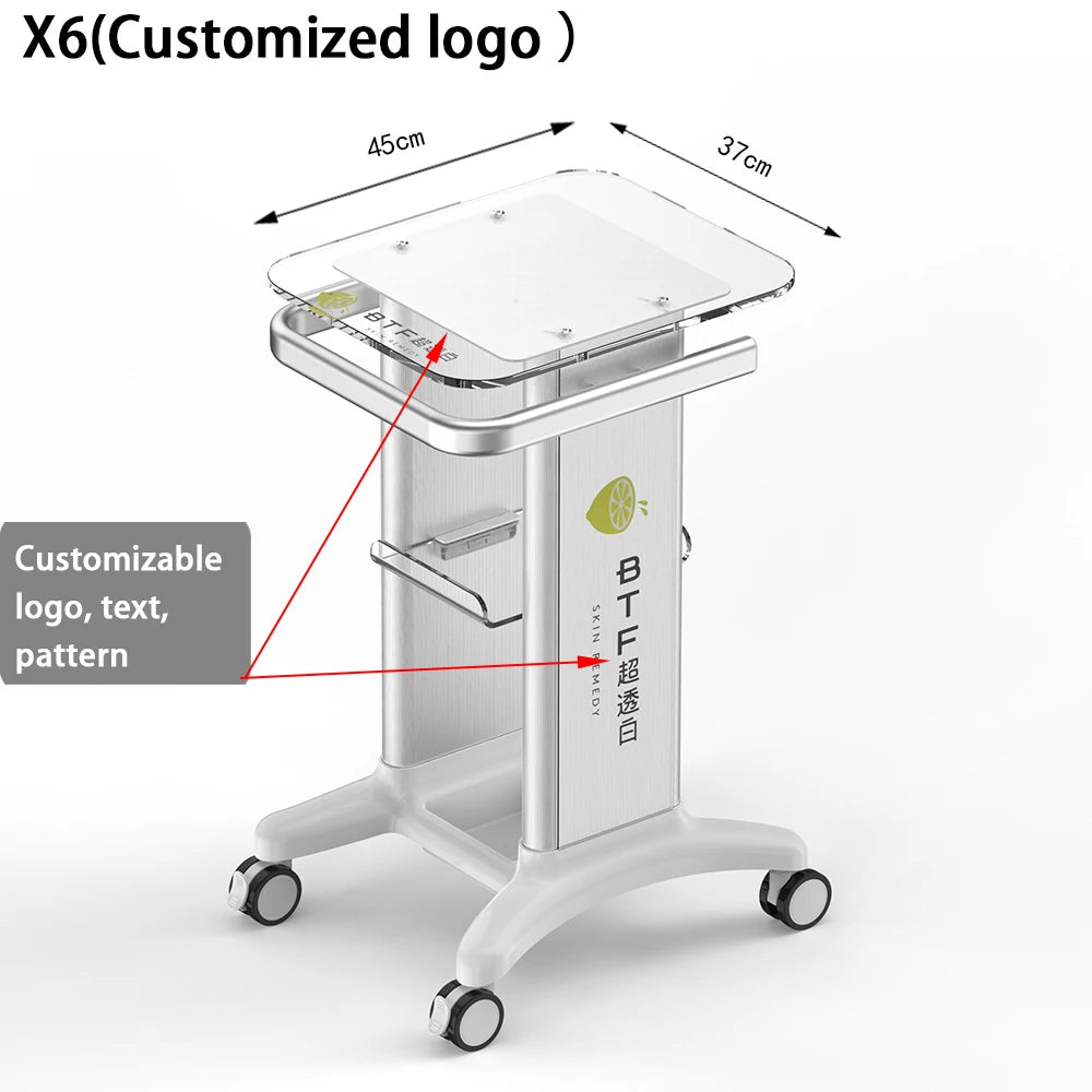 Factory Hot Sale Modern 50x40x20 Beauty Instrument Rolling Movable Trolley Stand
