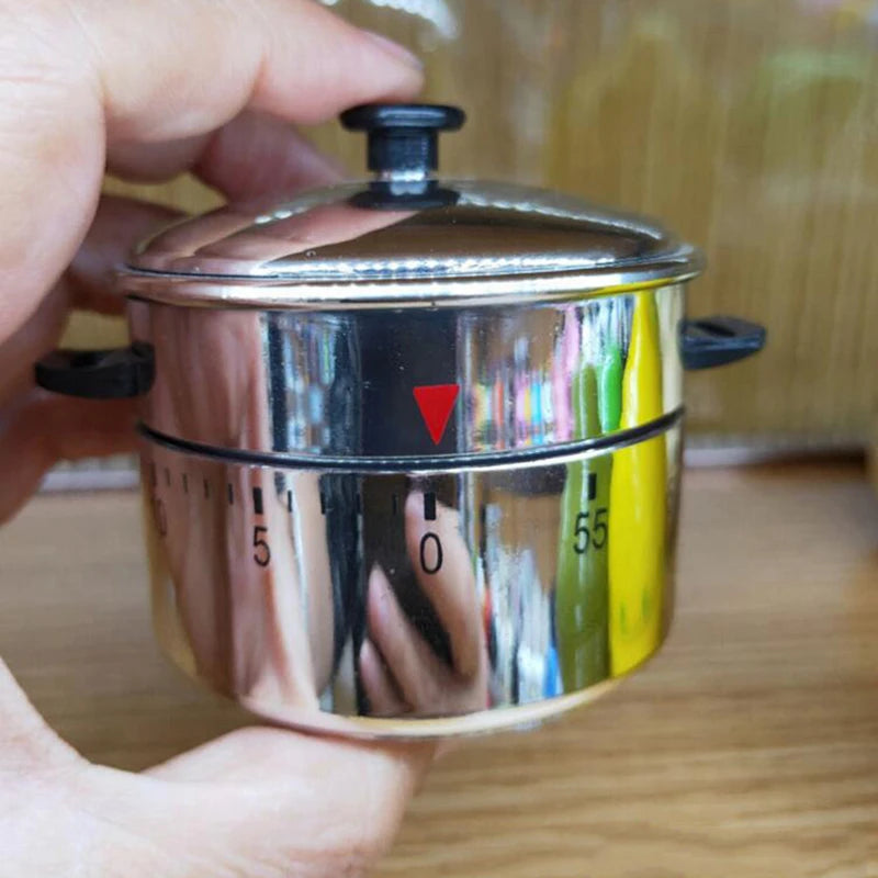 Household 60 Minutes Mechanical Timer Novelty Countdown Cooking Clock Alarm Time Reminder Kitchen Gadgets Countdown Kitchen Bell