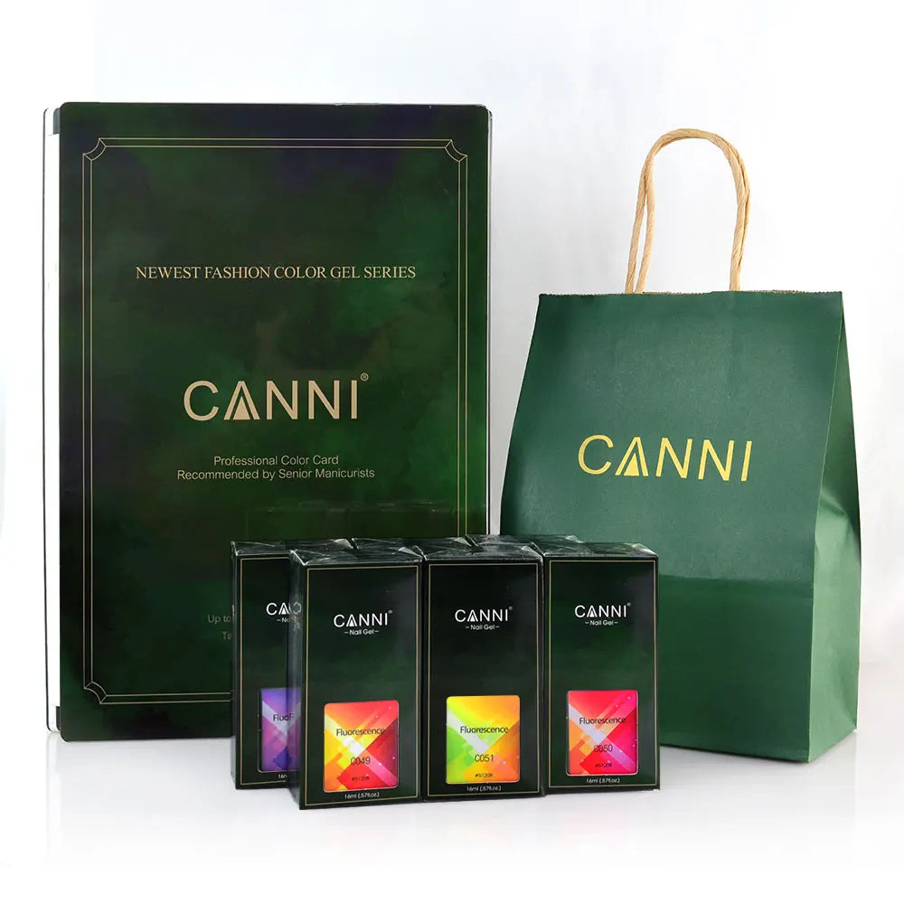 CANNI 16ml Nail Art Salon Professional Use Long-lasting High Glossy  Black Pink White Red Color Nail Gel Polish Enamel Lacquer