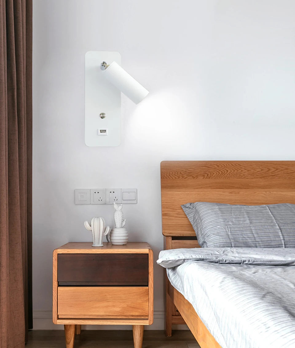 Indoor led wall lamps DC5V USB charge led  wall light bedroom modern wall lamp stair study livingroom sconce