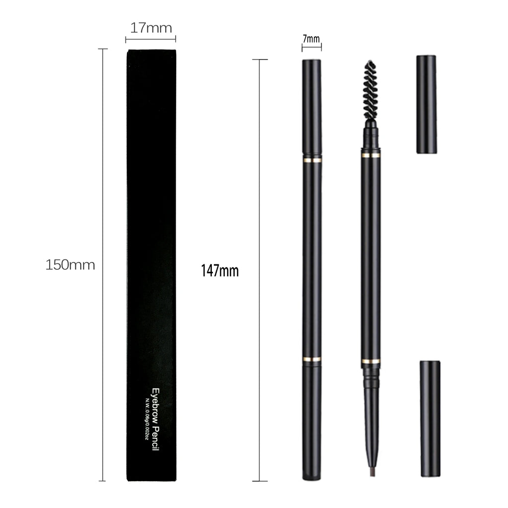 Eye Brow Makeup Custom Your Own logo Vegan Eyebrow Pen Waterproof Long Lasting Wholesale Eyebrow Pencil
