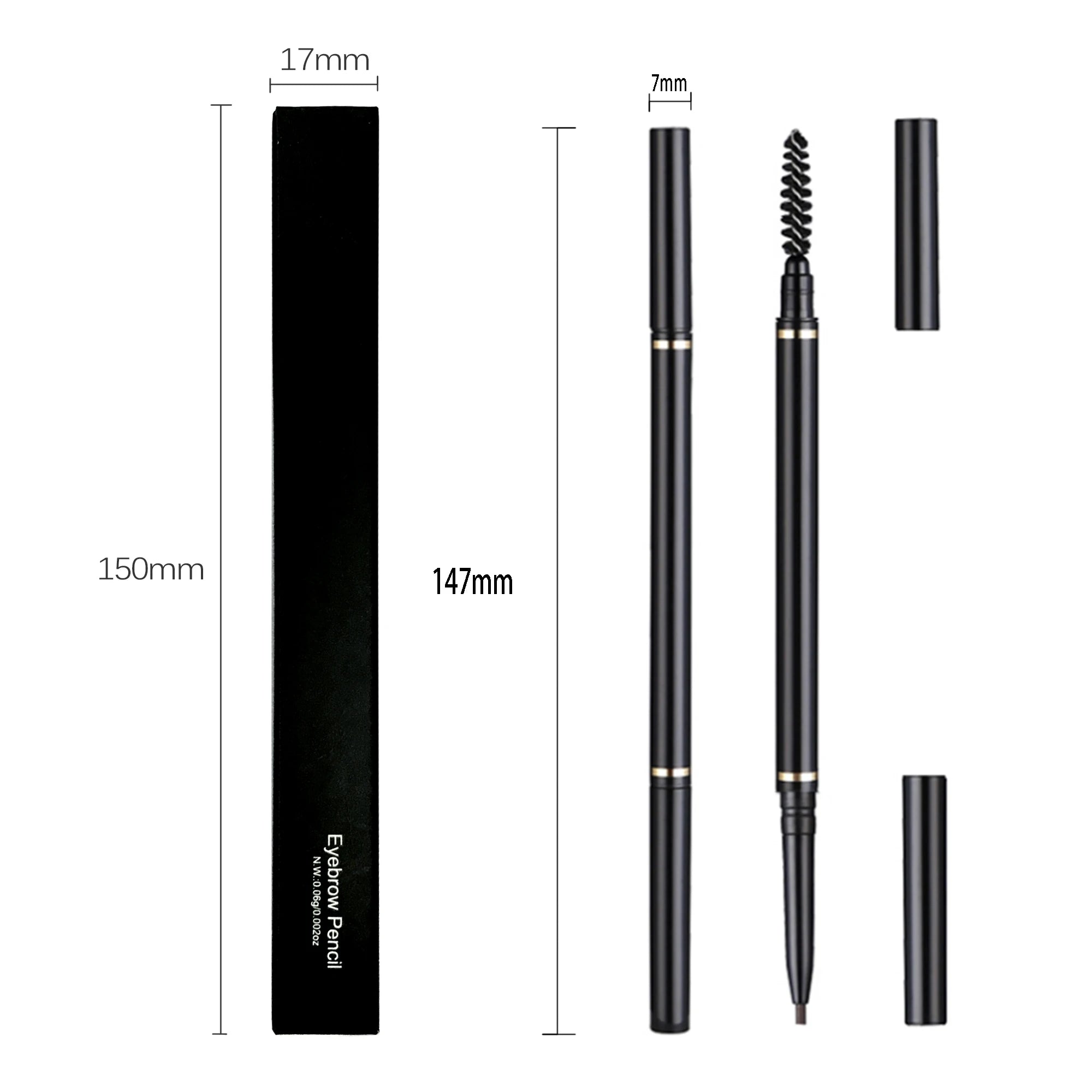 Eye Brow Makeup Custom Your Own logo Vegan Eyebrow Pen Waterproof Long Lasting Wholesale Eyebrow Pencil