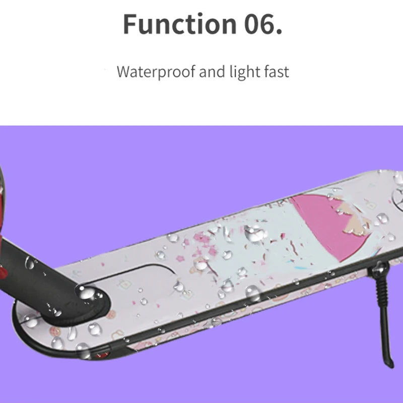 Electric Scooter Full Body PVC Sticker DIY Skateboard Sticker Scooter Pedal Stickers Decal For Xiaomi M365/PRO
