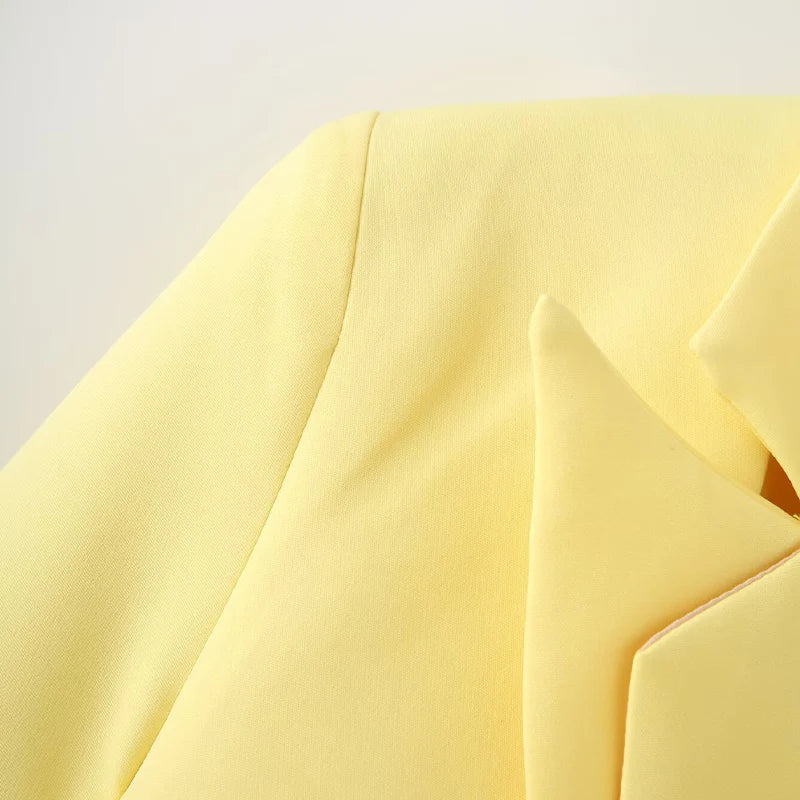 ZATRHMBM Autumn Women's Wear 2025 New Fashion Irregular Solid Color Coat Retro Casual Lapel Slim Fit Ladies Top