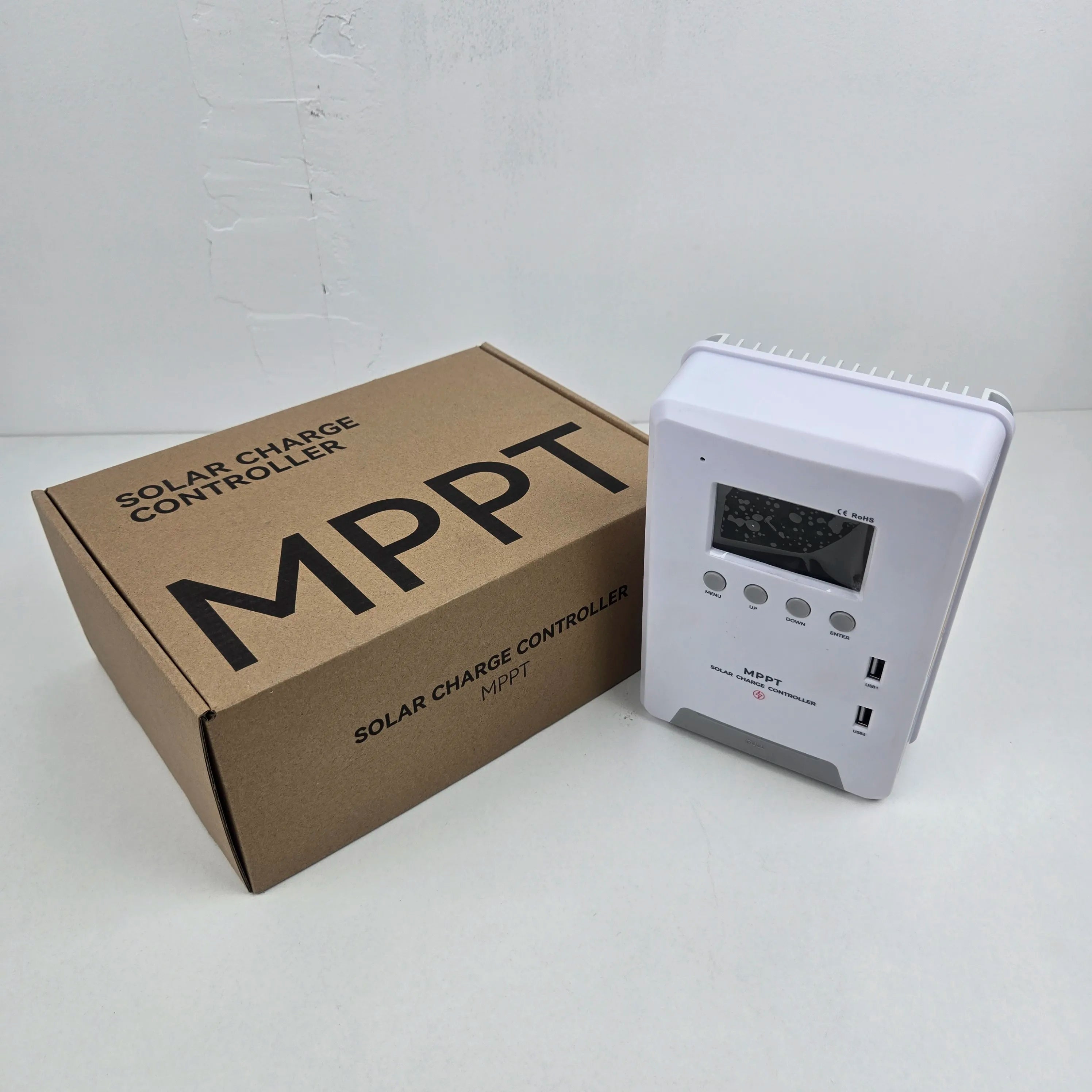 60A MPPT Solar Panel Controller LCD 48V Lifep04 Sealed Lithium Battery Charger Flooded AGM Gel Charge Controller
