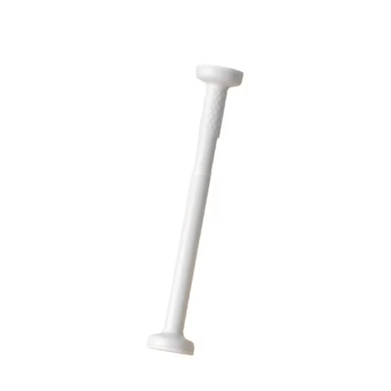 Clothes Shower Curtain Rod Nail-Free Extendable Non-damaging Wall Retractable Suction Cup Telescopic Drying Rack