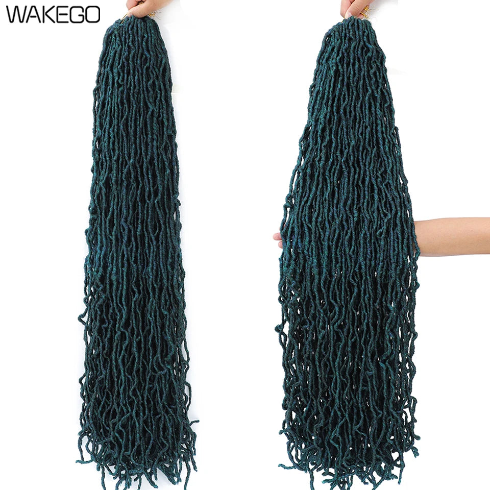 Top Faux Dreadlocks Extension 36 pulgadas Super Long New Faux Locks Crochet Braid Bouclé Pre Extended New Soft Locs Crochet Hair
