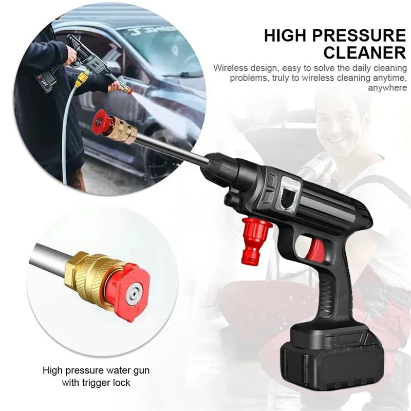 Factory Wholesale  High Pressure Car Washer Spray Water Gun 20000mAh Battery Foam Generator Car Washing Machine